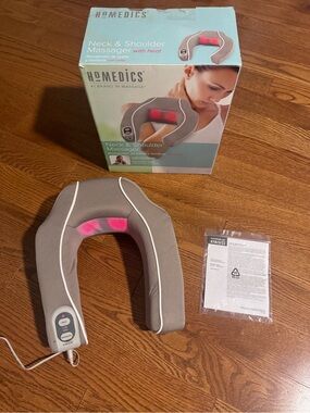 HoMedics Gray Neck & Shoulder Massager NEVER USED